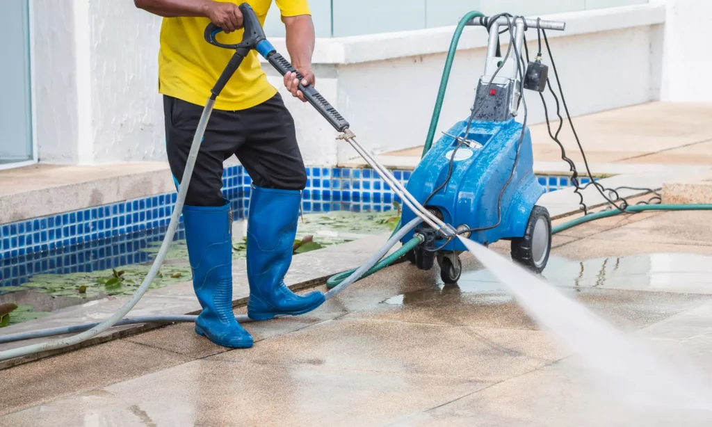 pressure washing